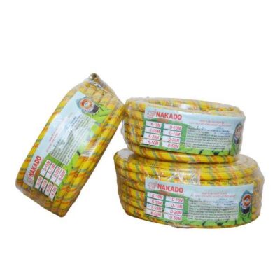 Dây phun xịt áp lực NAKADO ( Màu vàng vằn và đen bóng)