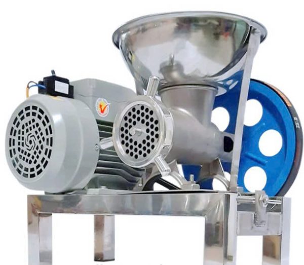 Máy xay đùn thịt, xương Cối INOX, chân INOX 1.1Kw-3.0Kw